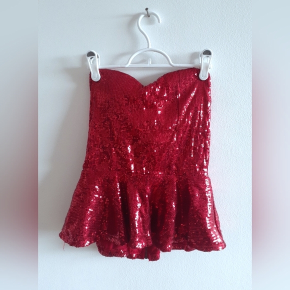 Seductions sequin bustier, M - Picture 2 of 16